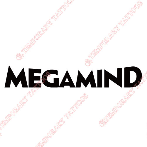 Megamind Customize Temporary Tattoos Stickers NO.3393